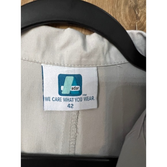 Adar Lab Coat Professional Workwear Uniform Tan Size 42 - Picture 5 of 15